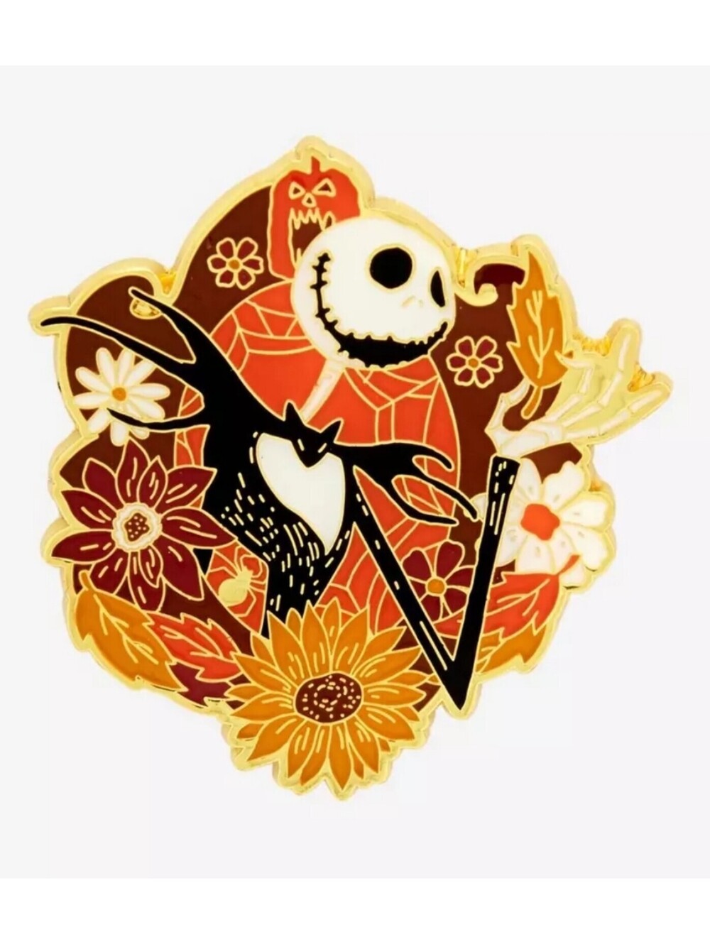 Loungefly Disney The Nightmare Before Christmas Jack Skellington Autumn Pin